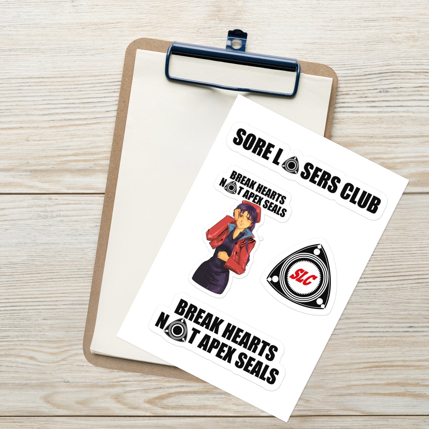Break Haearts, Not Apex Seals Sticker Sheet 2