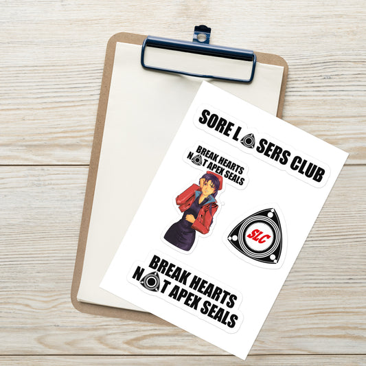 Break Haearts, Not Apex Seals Sticker Sheet 2