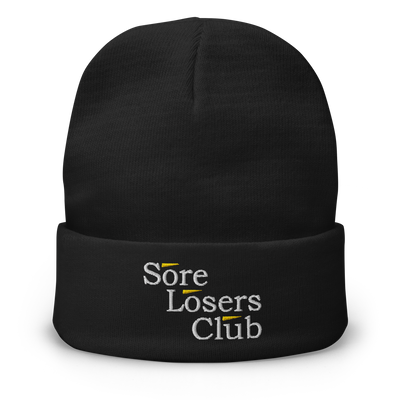 Team Myogi Beanie — Sore Losers Club JDM anime apparel