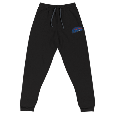 Sileighty Embroidered Joggers — Sore Losers Club JDM anime apparel